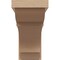 Ekena Millwork 6"W x 18"D x 12"H Classic Bryant Rough Cedar Woodgrain TimberThane Corbel, Primed Tan CORUR06X18X12BRYRCPR - alternate 3
